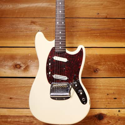 Fender MG-69 Mustang Reissue MIJ Olympic White w/ Duncan Pickup 20316 image 4
