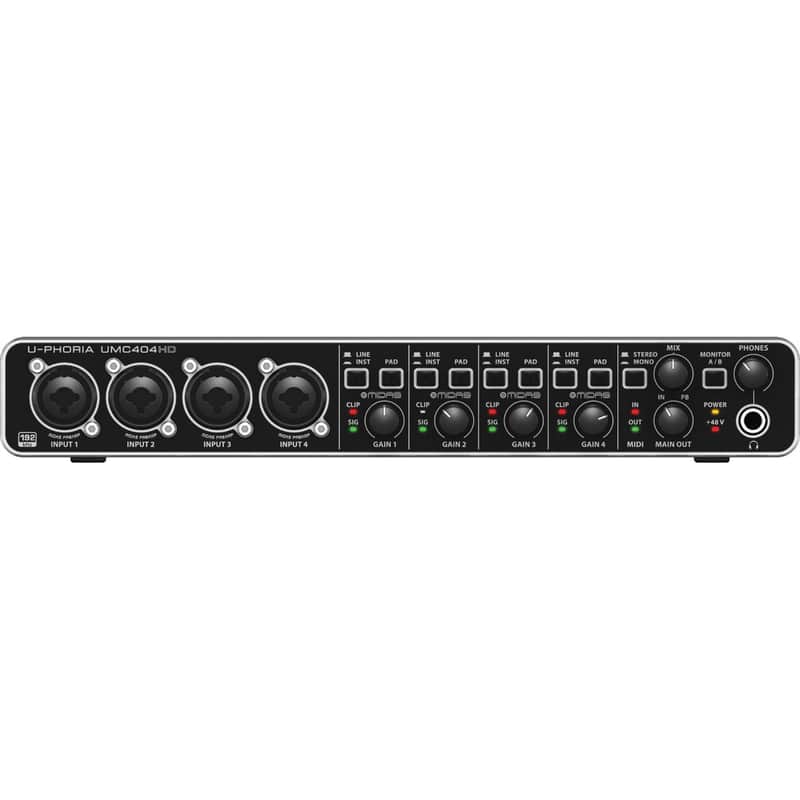 Behringer U-PHORIA UMC404HD - USB 2.0 Audio/MIDI Interface image 1