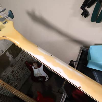 Rickenbacker 4001 Bass Guitar White 1974 Road Worn image 18