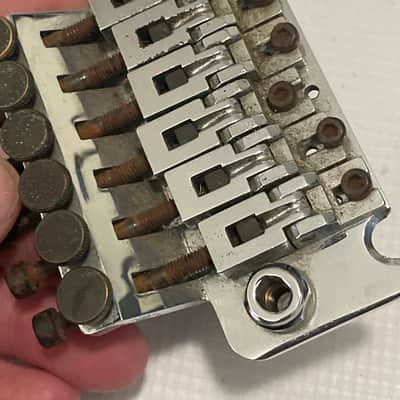1986-87 Era Original Floyd Rose Made in Germany Chrome Tremolo Bridge Vibrato Kramer Model Guitar image 19