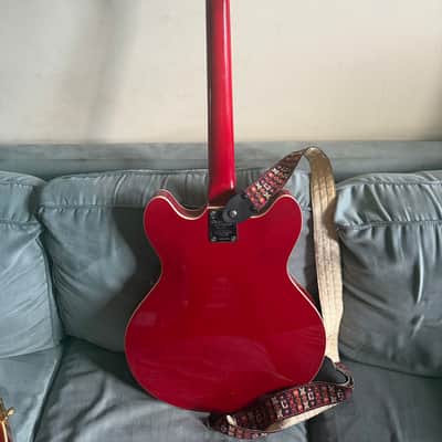 Oscar Schmidt OE30-B Delta King Semi-Hollow 2010s - Cherry image 4