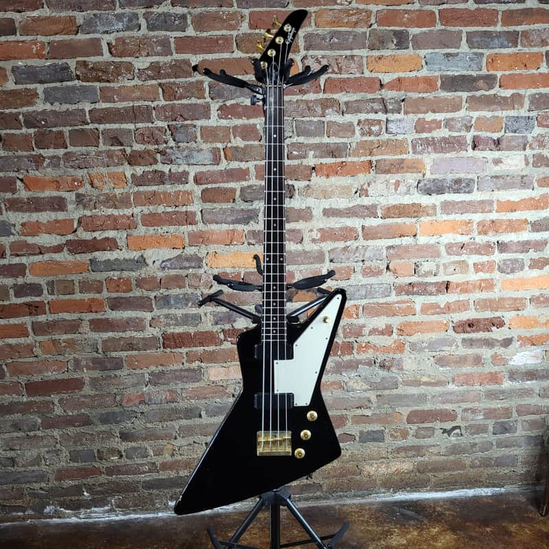 Epiphone Explorer Electric Bass (1990s, Black) | Reverb Canada
