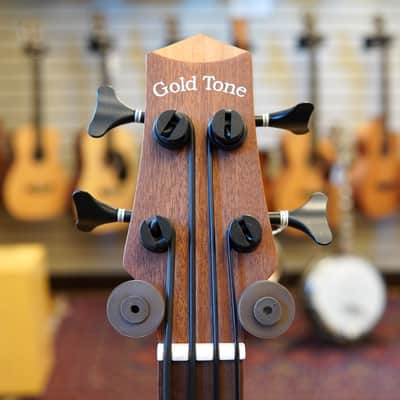 Gold Tone M-BassFL 23" Scale Fretless Acoustic-Electric MicroBass w/Padded Gig Bag image 7
