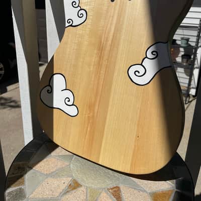 Custom Hand Painted Telecaster Thinline Body with Neck image 2