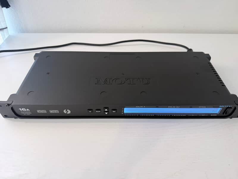 MOTU 16A Thunderbolt / USB 2.0 Audio Interface 2014 - Present - Black image 1