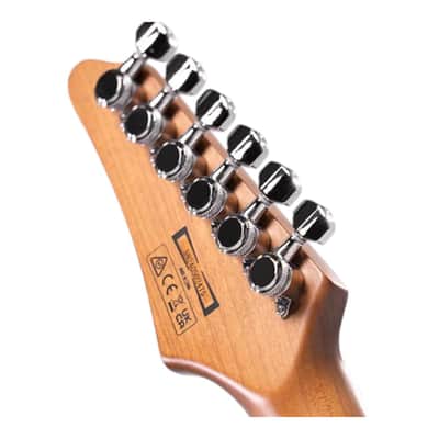 Ibanez AZ24S1 Electric Guitar with Roasted Maple Neck and Jatoba Fretboard, Violin Burst image 5