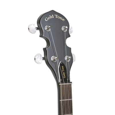Gold Tone CC-50TR/L Short Scale Cripple Creek Maple Neck Travel Banjo with Gig Bag For Left Hand Players image 9