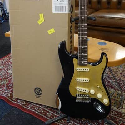 Fender Limited Edition Roasted "Big Head" Stratocaster Relic Aged Black image 13