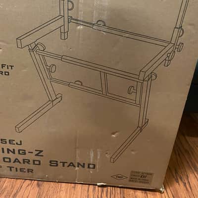 Onstage Folding-Z Keyboard Stand w/ 2nd Tier image 3