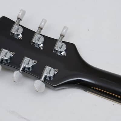 Italia Torino Semi Hollow guitar in Silver Sparkle Made in Korea w/ Original Gigbag image 6