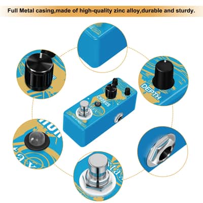 Stax Guitar Analog Chorus Pedal – BBD Circuit, Warm Ensemble Effect, True Bypass image 4