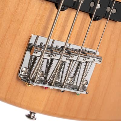 Cort GB64JJNAT GB Series Soft Maple Body Roasted Maple Neck 4-String Electric Bass Guitar image 6