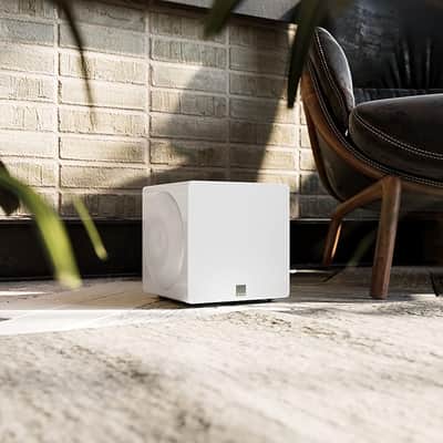 SVS 3000 Micro Subwoofer (Piano Gloss White) | Active Dual 8-in Drivers, 800 Watt RMS, Sealed Cabinet image 3
