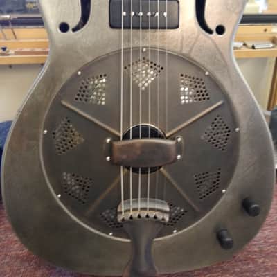 National Reso-Phonic NRP Rustic 14 Fret with P90 Lollar Pickup 2023 Rustic image 6