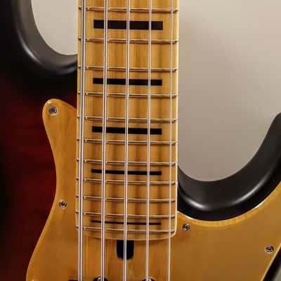 Maruszczyk Elwood X 5a-24+ 2016 'Red burst' Flame Maple Top & Back image 6