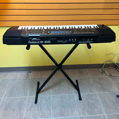 Roland Roland E-68 Intelligent Keyboard 1996 BLACK image 2
