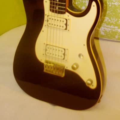 St. Blues  Strings & Things Guitar Blues King IV 1982 Wine. EXTREMELY RARE.  Mahogany Body. Memphis image 2