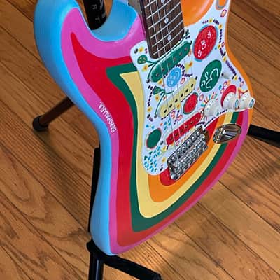 Fender Squier George Harrison "Rocky" Stratocaster, custom-painted image 4