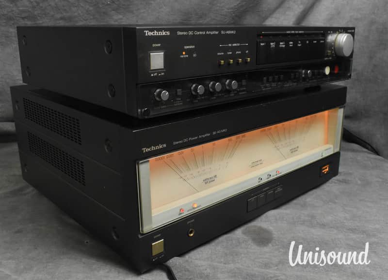 Technics SE-A5MK2 Power Amp & SU-A6MK2 Control Amp in Excellent