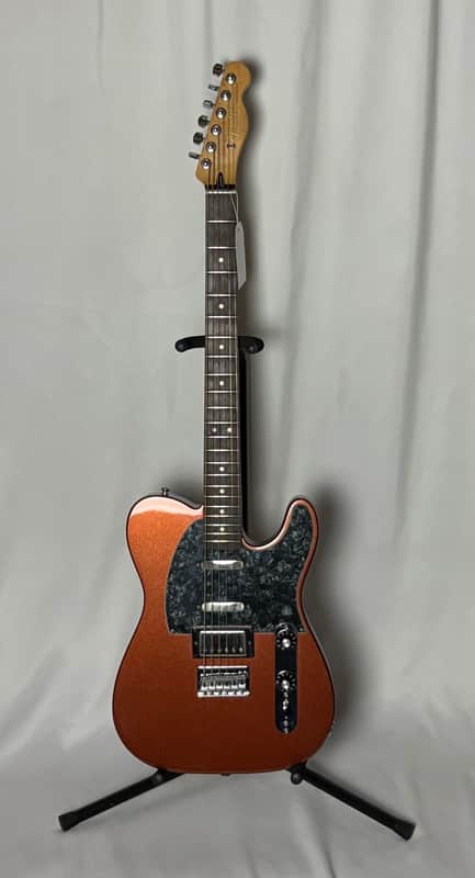 Fender MIM Baritone Blacktop Telecaster 2012 - Classic Copper