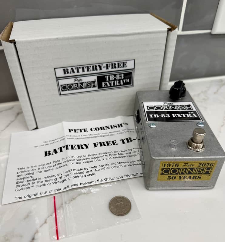 Pete Cornish TB-83 Extra - Battery Free - Treble Booster 2026 image 1