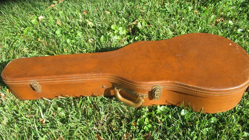 Gibson ES-140 & LG-2 3/4 Lipton Guitar Case, 1950's, Rare image 1