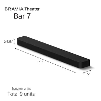 Sony BRAVIA Theater Bar 7, with 9 speakers, Dolby Atmos/DTS:X compatible image 8