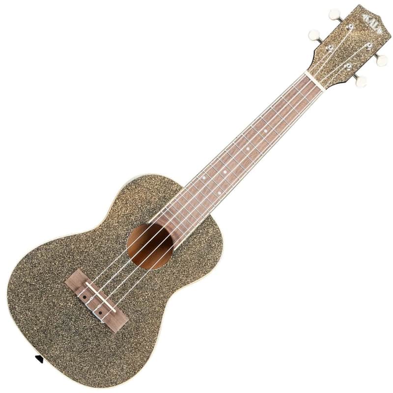 Kala Brand Star Dust Gold Sparkle Concert Ukulele KA-SPRK-GOLD image 1