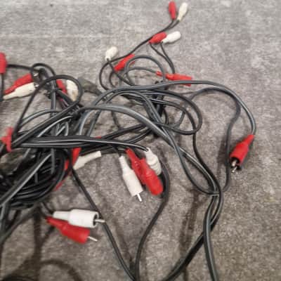 9x Dual RCA Phono Cables, Various Lengths, Brands and Plug Styles image 5