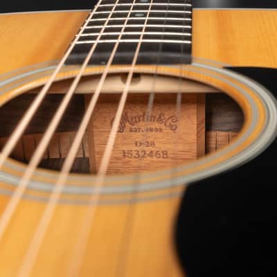 2011 Martin Standard Series D-28 - Natural | USA All Solid Dreadnought Acoustic Guitar 42.8mm Bone Nut | CoA OHSC image 18