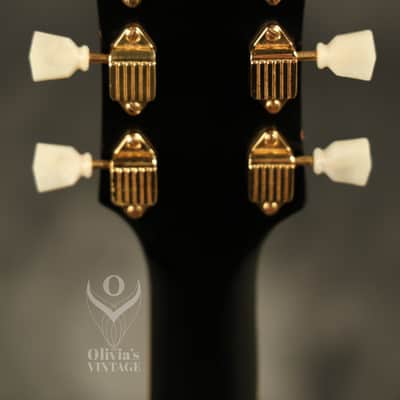 1957 Gibson Les Paul Custom Black w/original Bigsby + "Fretless Wonder" HANG TAG image 16