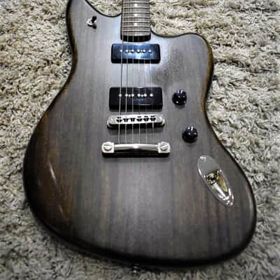 Squier Jaguar Modern Player w/P90's. Soooo goood! Finish is Satin Walnut image 3
