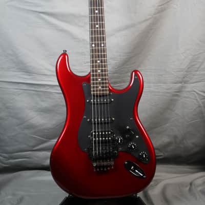 1986 Red Kramer American Pacer Deluxe Guitar Floyd Rose w/OHSC Matching Headstok image 1