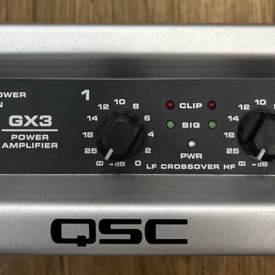 QSC GX3 POWER AMPLIFIER STEREO 2x300W @ 8ohms (USED) image 4