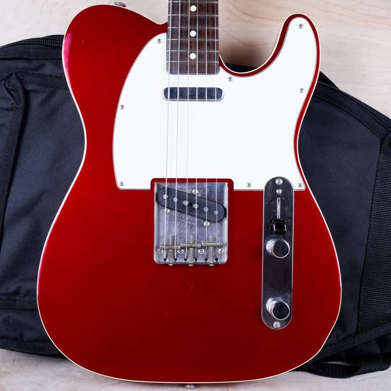 Fender TL62B-TX Telecaster Custom '62 Reissue CIJ 1997 Candy Apple Red Double Bound USA Texas Special PUs w/ Bag image 1