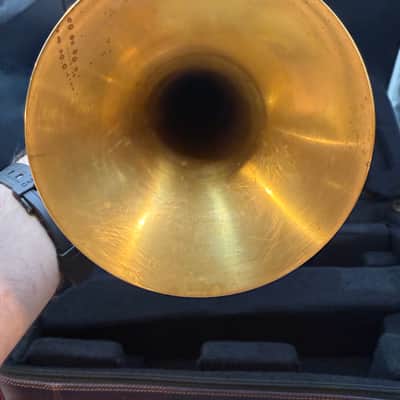 BACH STRADIVARIUS 190M37X Bb TRUMPET – RAW BRASS – MINT CONDITION – ORIGINAL BACH CASE image 8