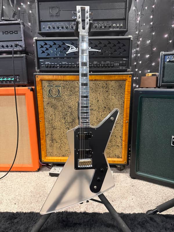 Electrical Guitar Company Custom Acrylic 2012 - Frosted acrylic and polished aluminum neck image 1