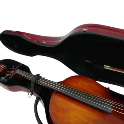 Enthral II Cello Case - Maroon Red Sparkle image 7