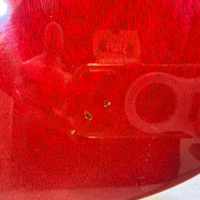 Gibson Les Paul Standard Double Cutaway Plus Trans Red – Repaired Headstock 2005 - Trans Red image 13
