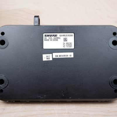 Shure BLX4R-H8 Single Channel Wireless Receiver - Band H8 (518-542 MHz) w/ Power Supply image 8