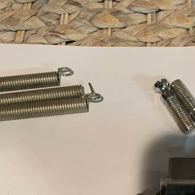 Fender Japan Contemporary Stratocaster Fine Tuning Tremolo Bridge w/ String Lock 80s - Chrome image 4