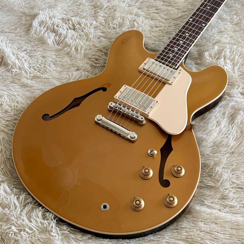 Gibson ES-335 Gold Top Electric Guitar