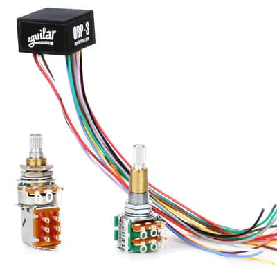 Aguilar OBP-3SKPP 3-band Stacked Boost/Cut Onboard Bass Preamp with Push Pull-NEW image 2