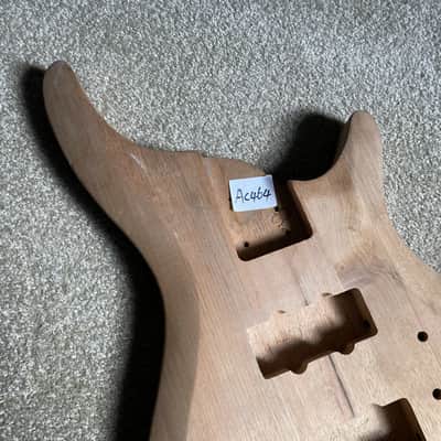 Mahogany Wood DIY Project Bass Guitar Body image 2