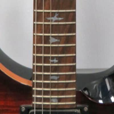 PRS SE Custom 24 2018 - Fire Red Burst Electric Guitar w/ Soft Case image 4