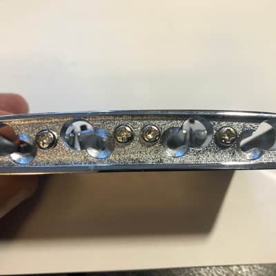 Heartfield 4-String Bridge for DR4 and Prophecy Basses Chrome image 5