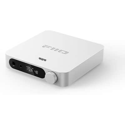 FiiO K11 R2R DAC and Headphone Amplifier for Home Audio or PC, 6.35mm and Balanced 4.4mm, RCA, Coaxial, Optical, 1300mW, 384kHz/24Bit DSD256 (Silver) image 1