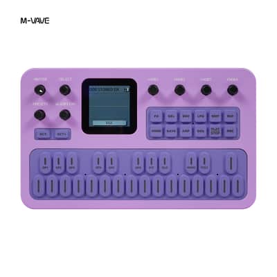 M-vave FM-1 SK15 Synthesizer 27 Keys Purple Color, price include the import duty for US buyer