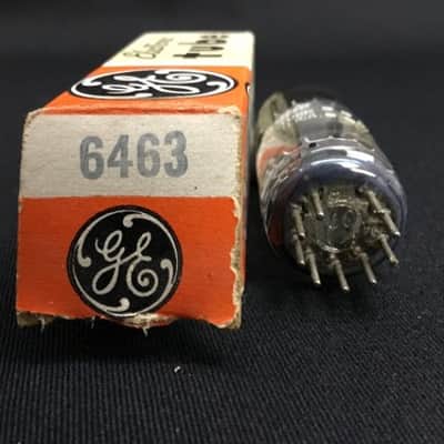 GE 6463 NOS NOB Dual Triode Vintage VACUUM TUBE Vintage TESTED USA 7.4527-D image 3