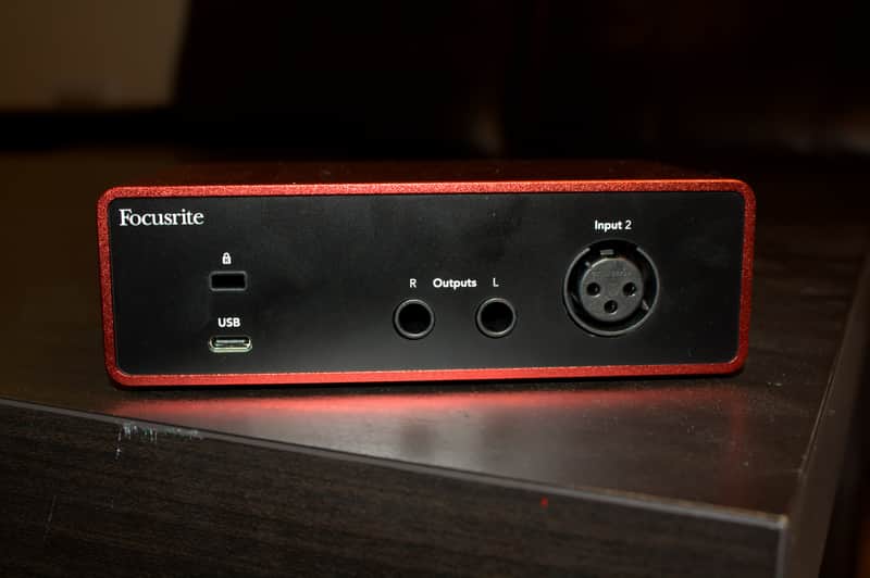 Focusrite Scarlett Solo 4th Gen USB Audio Interface 2023 - Present - Red image 1